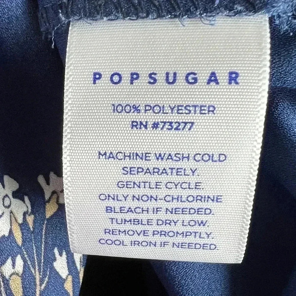 Sugar Pop Women’s Floral loose fitting button down blouse Size XXL - Picture 9 of 9